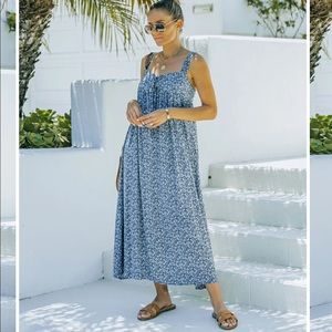 VICI Alvena Floral Relaxed Midi Dress